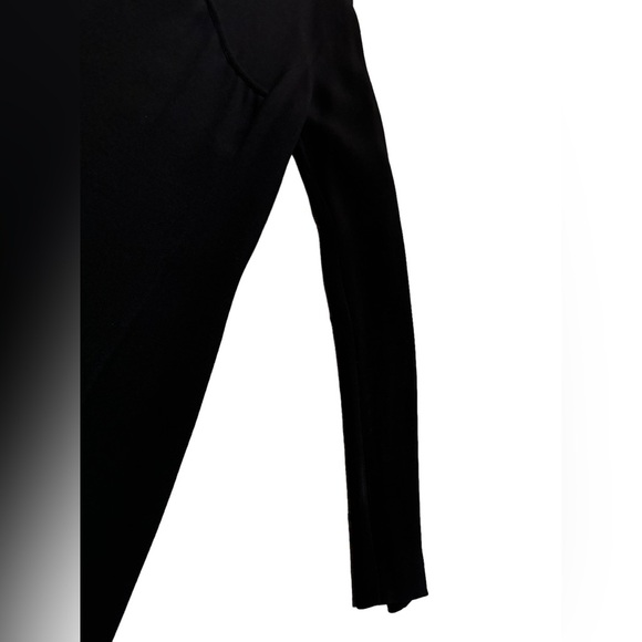 Vintage Gianni Versace Black Midi Dress Cut Out Long Sleeve Size 46 Read - Picture 5 of 10